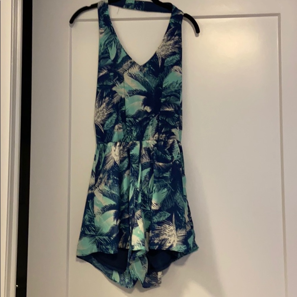Tropical Sleeveless Romper - Brand New